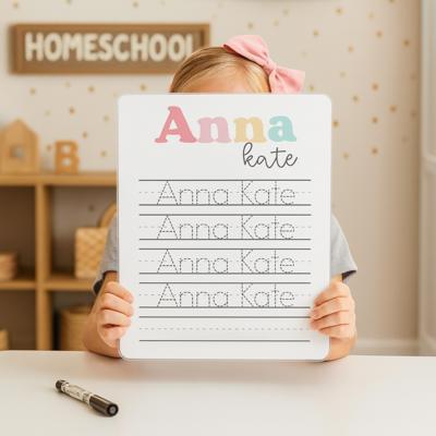 Personalized Name Tracing Board - Cursive or Print Handwriting