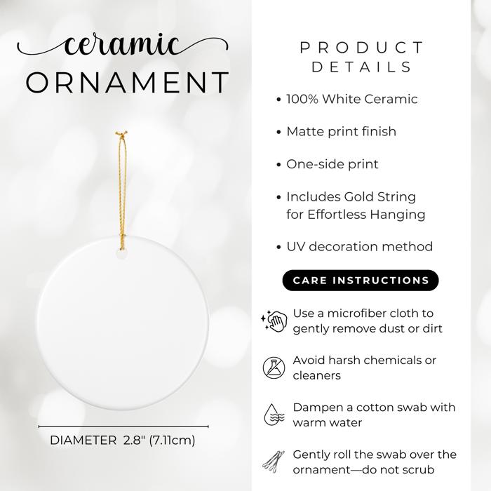 Personalized Ceramic Ornaments