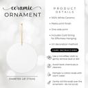  Personalized Ceramic Ornaments