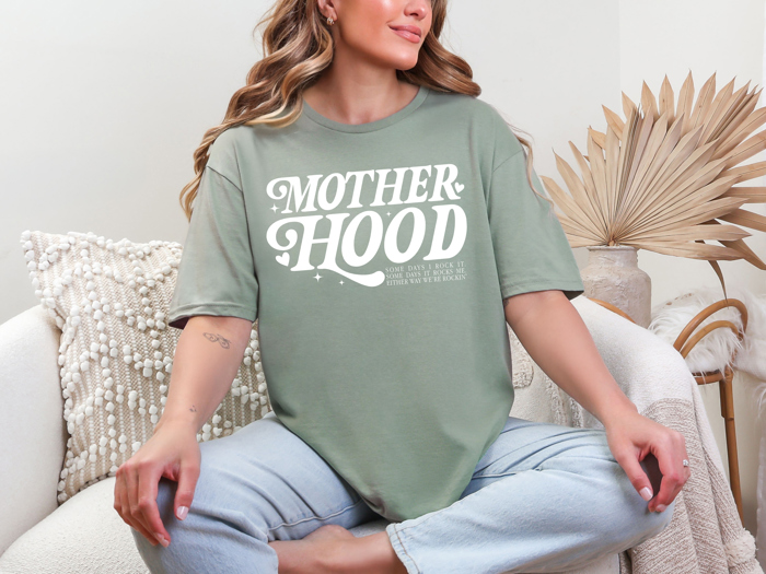 Mother Hood Trendy Mom T Shirt