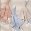 Light Blue-Gray Goose Muslin Lovey