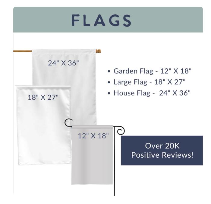 Personalized  Flags - Christmas Topiairy Set 