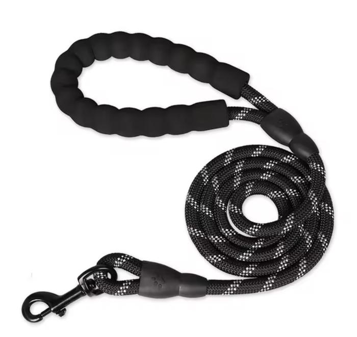 Reflective Dog Leash with Comfortable Padded Handle 