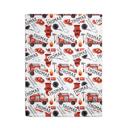  Personalized  30" x 40" Minky Firetruck Kids Blanket