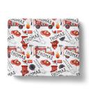  Personalized  30" x 40" Minky Firetruck Kids Blanket