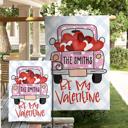  Personalized Garden Flag - Be My Valentine