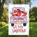 12x18 Garden 1-sided Personalized Garden Flag - Be My Valentine