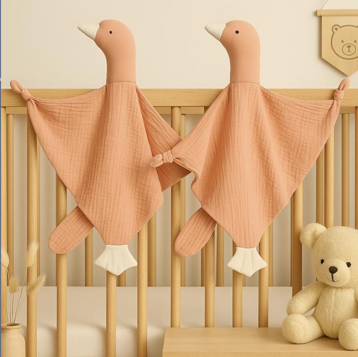 Goose Muslin Lovey-  Set of Two Bundle