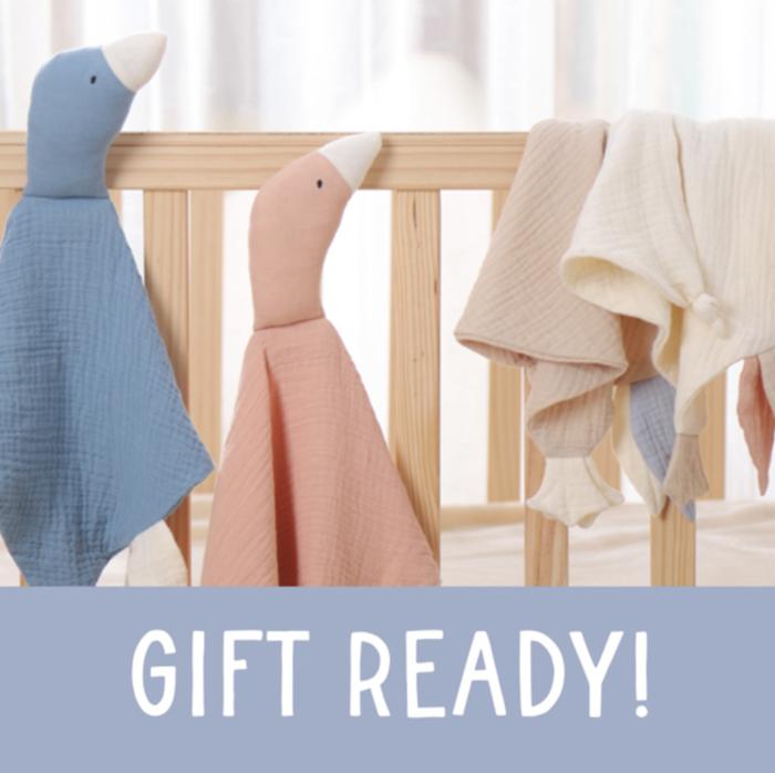 Goose Muslin Lovey-  Set of Two Bundle