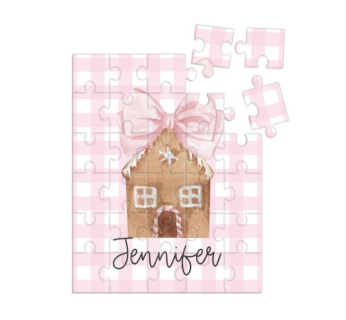 Personalized Christmas Puzzle for Toddlers Gift