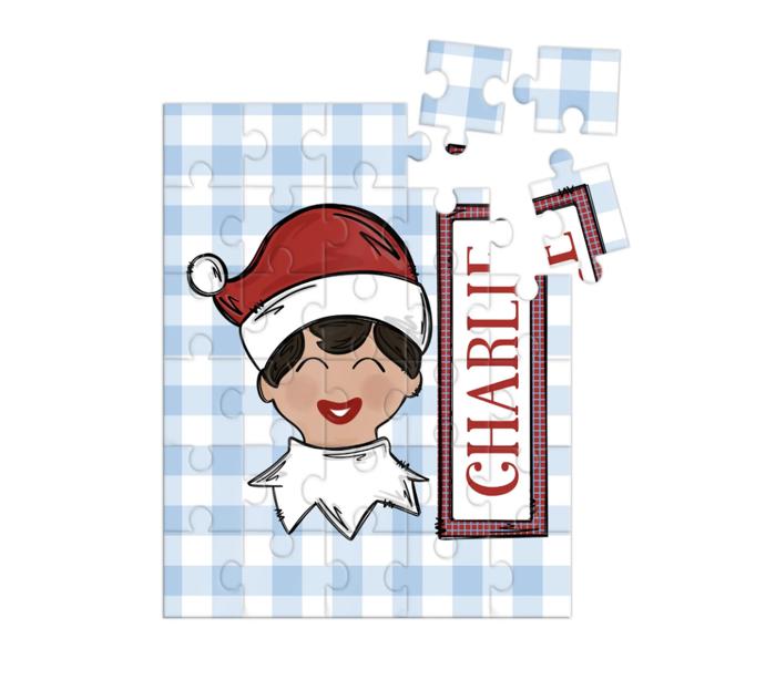 Personalized Christmas Puzzle for Toddlers Gift