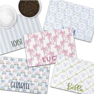 Personalized Chinoiserie Pet Mat - Many Sizes