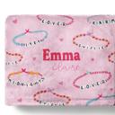  Personalized Girls Blanket, Pop-Star Inspired Blanket, Christmas Gift To Niece, Personalized Girl Blanket Concert Fan Throw