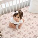  Personalized Crib Sheet Duo Font - 2 Sizes