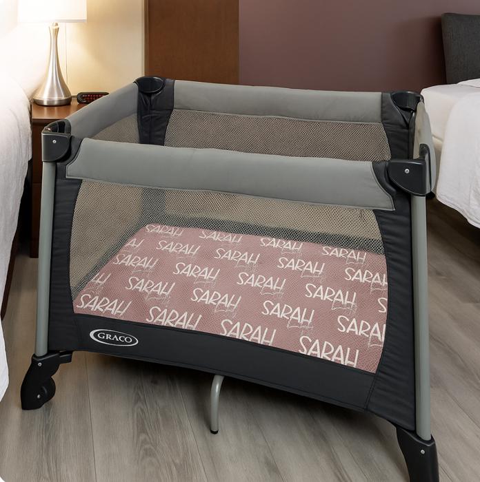 Personalized Crib Sheet Duo Font - 2 Sizes