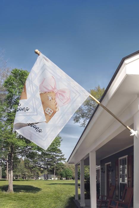Gingerbread House - Custom Flag