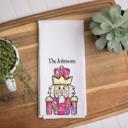 Design 6 Personalized Christmas Waffle Towel
