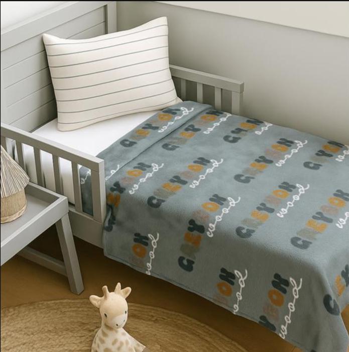 Personalized Boho Name Blanket