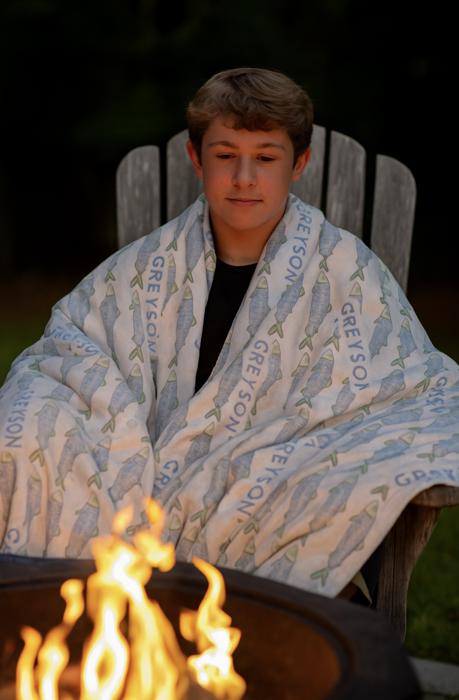 Personalized Fish Blanket