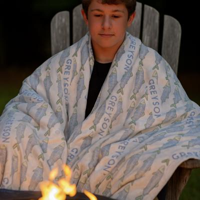 Personalized Fish Blanket
