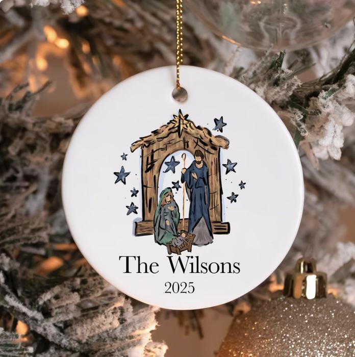 Personalized Ceramic Ornaments