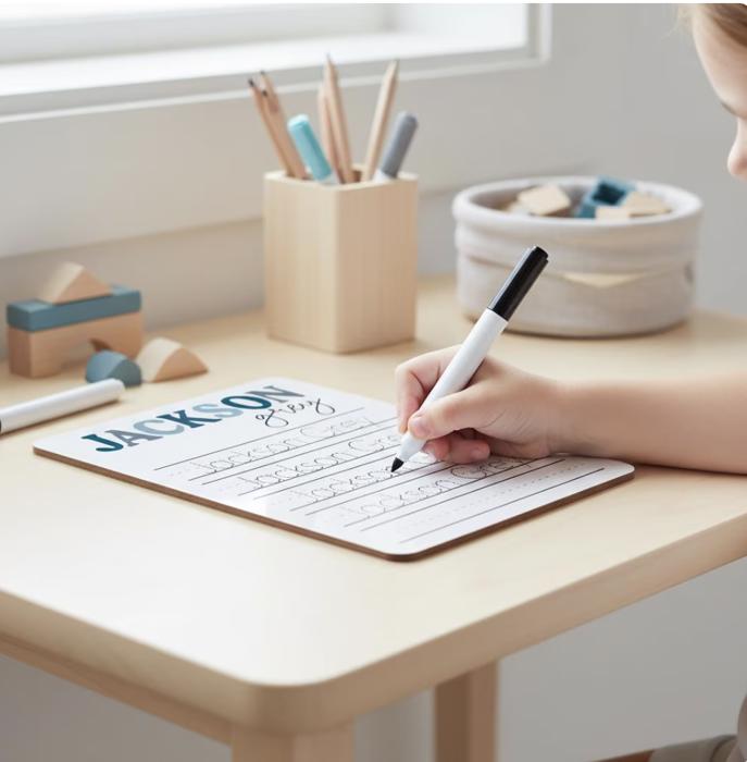 Personalized Name Tracing Board - Cursive or Print Handwriting