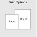 SMALL 8" x 10" - PRINT Personalized Name Tracing Board - Cursive or Print Handwriting