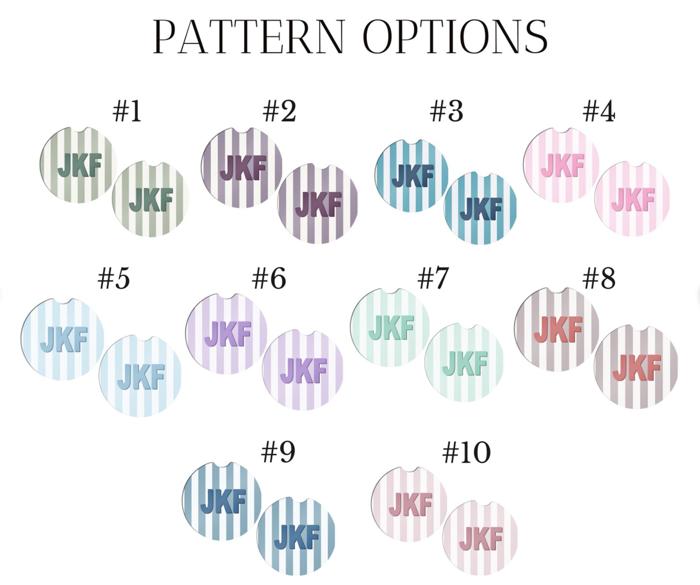 Personalized Car Coasters - Set of Two