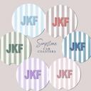  Personalized Car Coasters - Set of Two