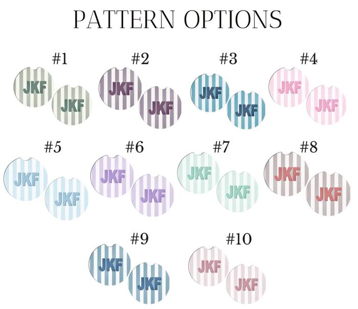 Personalized Car Coasters - Set of Two