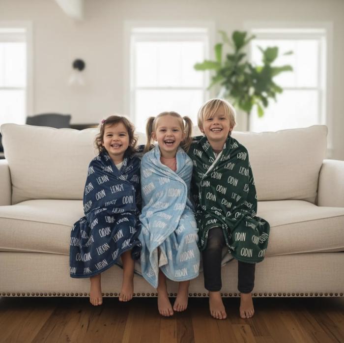 Custom Name Blanket - 3 Sizes