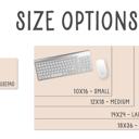  Monogrammed Animal Print Desk Mats - 4 sizes