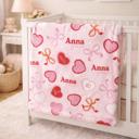  Personalized Valentine Blankets - Three Sizes