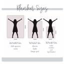  Personalized Valentine Blankets - Three Sizes