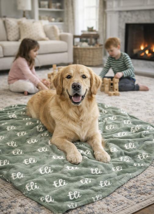 Personalized Pet Blanket - Three Sizes