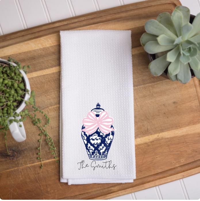 Personalized Valentine Towels