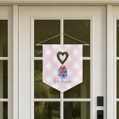 Valentine's Day Door Hanger - Heart Topiary or Garden Flag