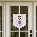  Valentine's Day Door Hanger - Heart Topiary or Garden Flag