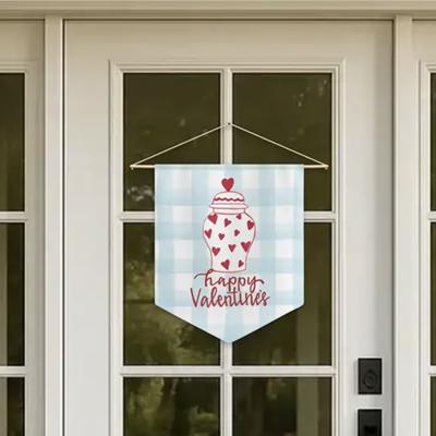 Valentine's Day Door Hanger - Heart Ginger Jar