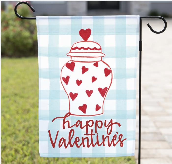 Valentine's Day Door Hanger - Heart Ginger Jar