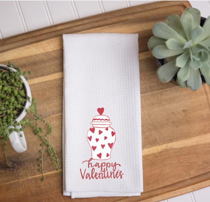 Valentine's Day Door Hanger - Heart Ginger Jar