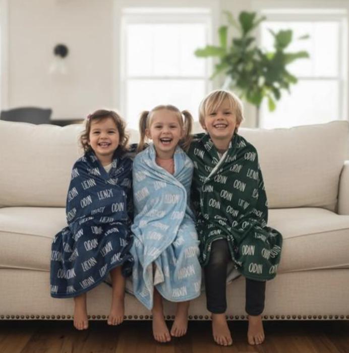 Custom Name Blanket - 3 Sizes