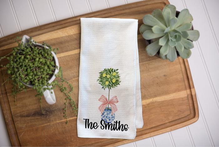 Personalized Spring Towels