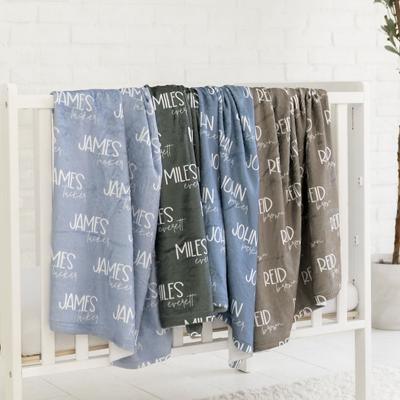 Custom Name Blanket Font Duo - 30 x 40