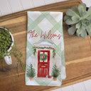  Christmas Waffle Towel - Holiday Welcome