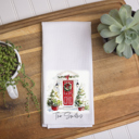  Personalized Christmas Kitchen Towel – Holiday Front Porch