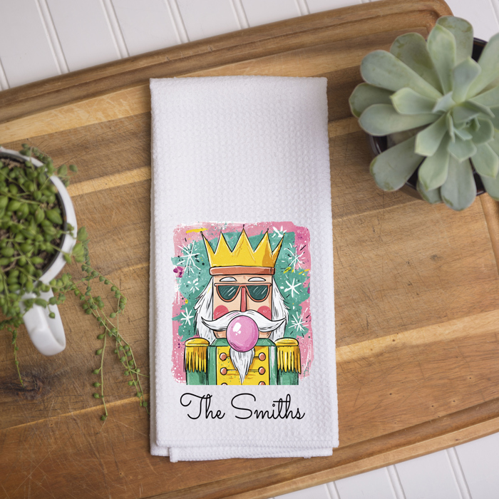 Personalized Christmas Kitchen Towel –   Mr. Nutcracker