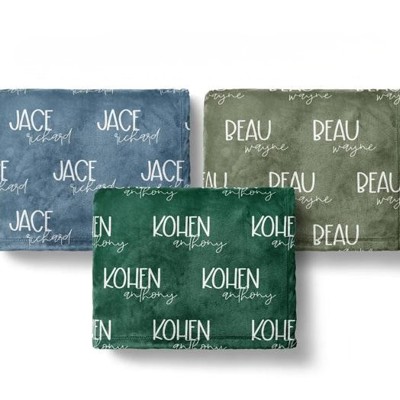 Personalized Name Blanket - Font Duo