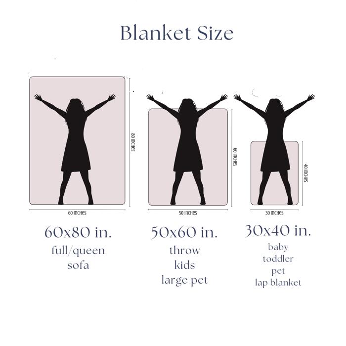 Patriotic Personalized Red, White, Blue Blanket 