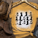 X-Small Mustard Cowgirl Boots Shirt, Country Concert Tee, Western Graphic Tee for Women, Oversized Graphic Tee, Cute Country Shirts, Cowgirl Shirt, Western